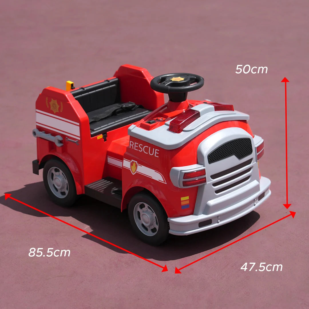 EMotorad Formula Fun Battery Oprated Fire Truck Red