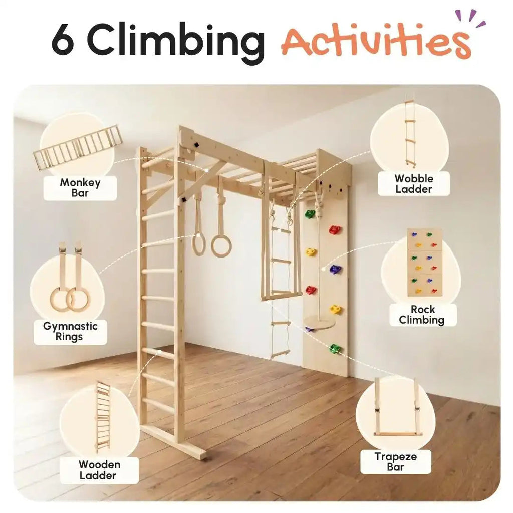 Curious Cub Wall Foldable Jungle Gym