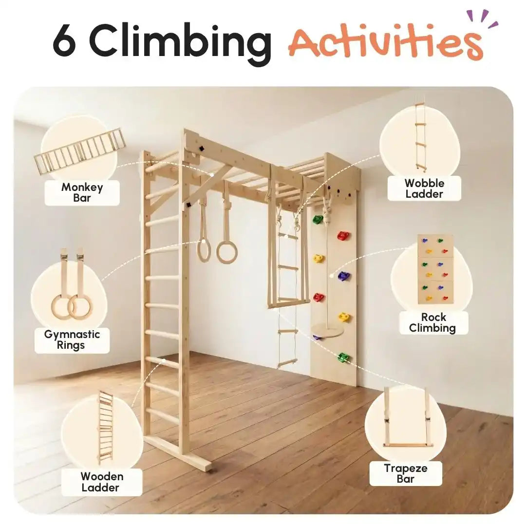 Curious Cub Wall Foldable Jungle Gym