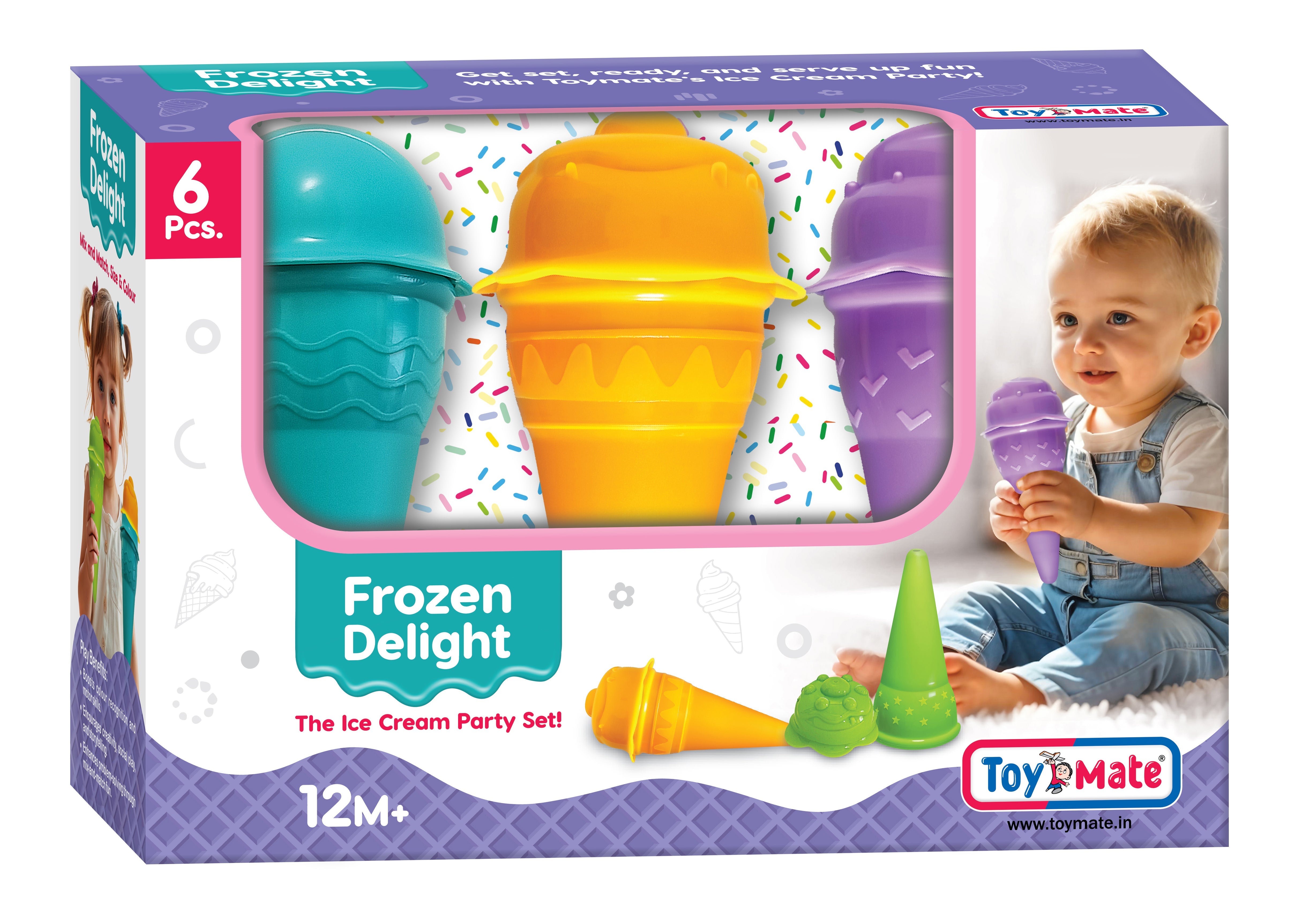 Toymate Frozen Delight Ice Cream Pretend Play Set