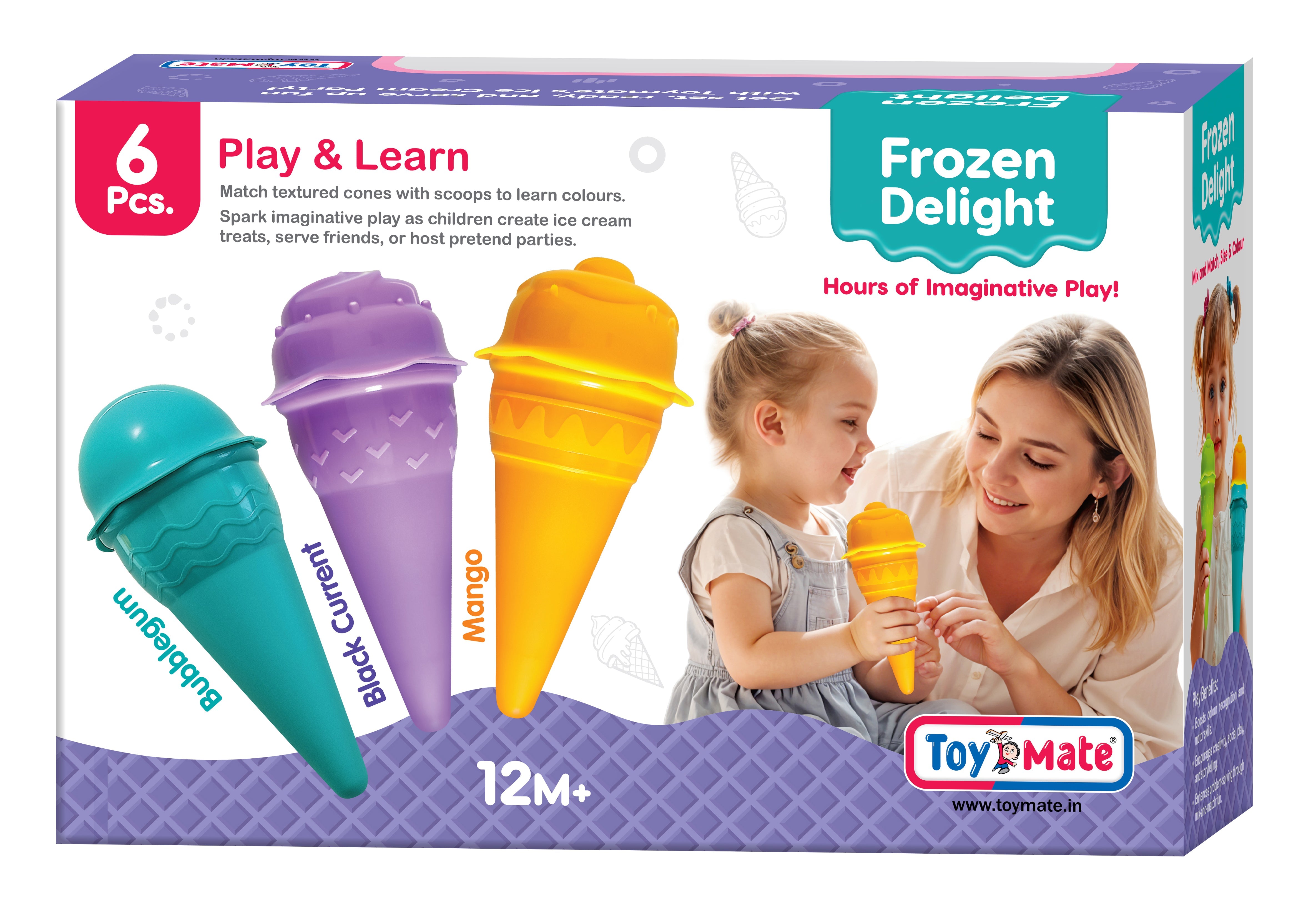 Toymate Frozen Delight Ice Cream Pretend Play Set