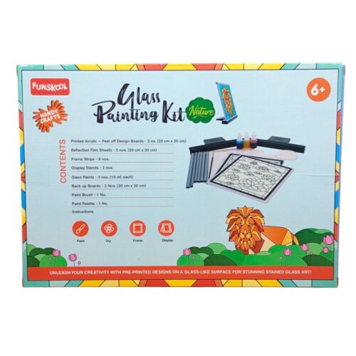 Funskool Handy Crafts Glass Painting Nature Kit