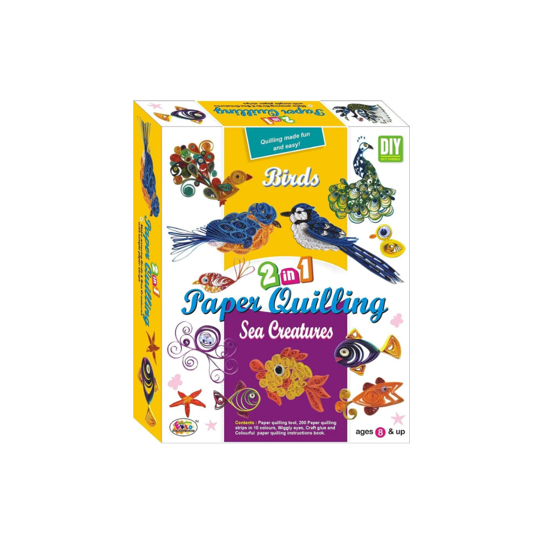 Ekta Paper Quilling Kit Sea And Creature Edition