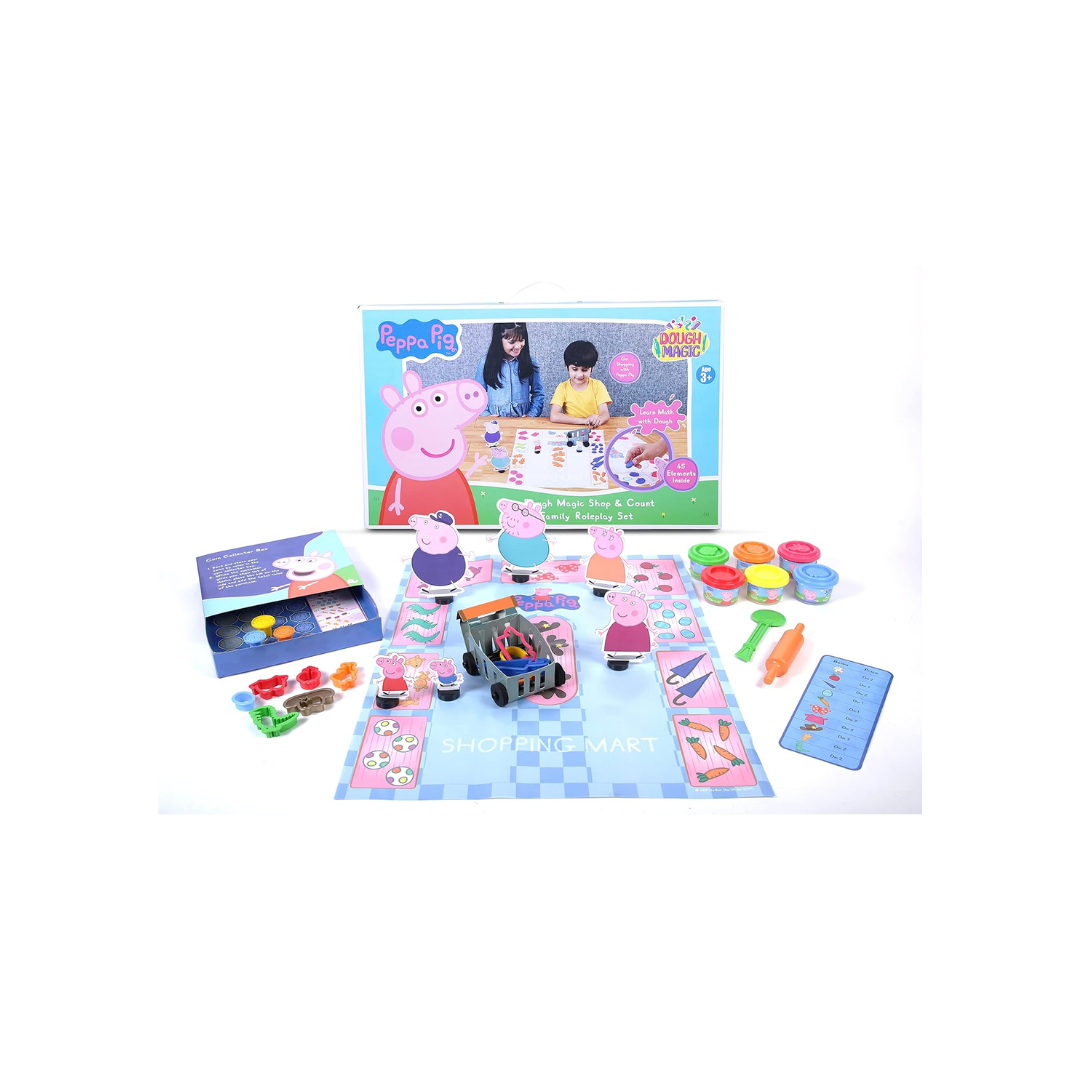 Winmagic Dough Magic Shop & Count Family Roleplay Set � Peppa Pig