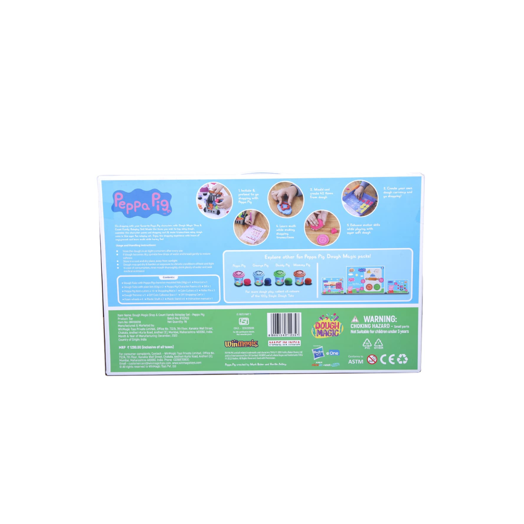Winmagic Dough Magic Shop & Count Family Roleplay Set � Peppa Pig