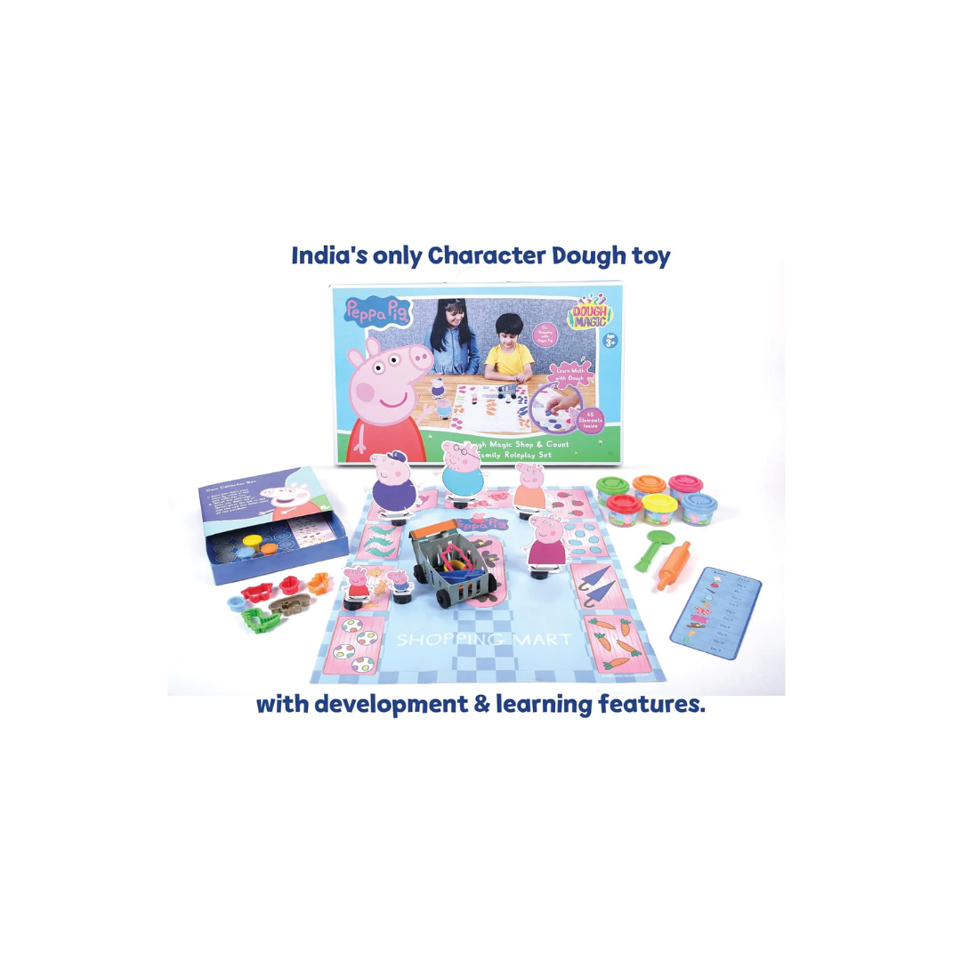 Winmagic Dough Magic Shop & Count Family Roleplay Set � Peppa Pig