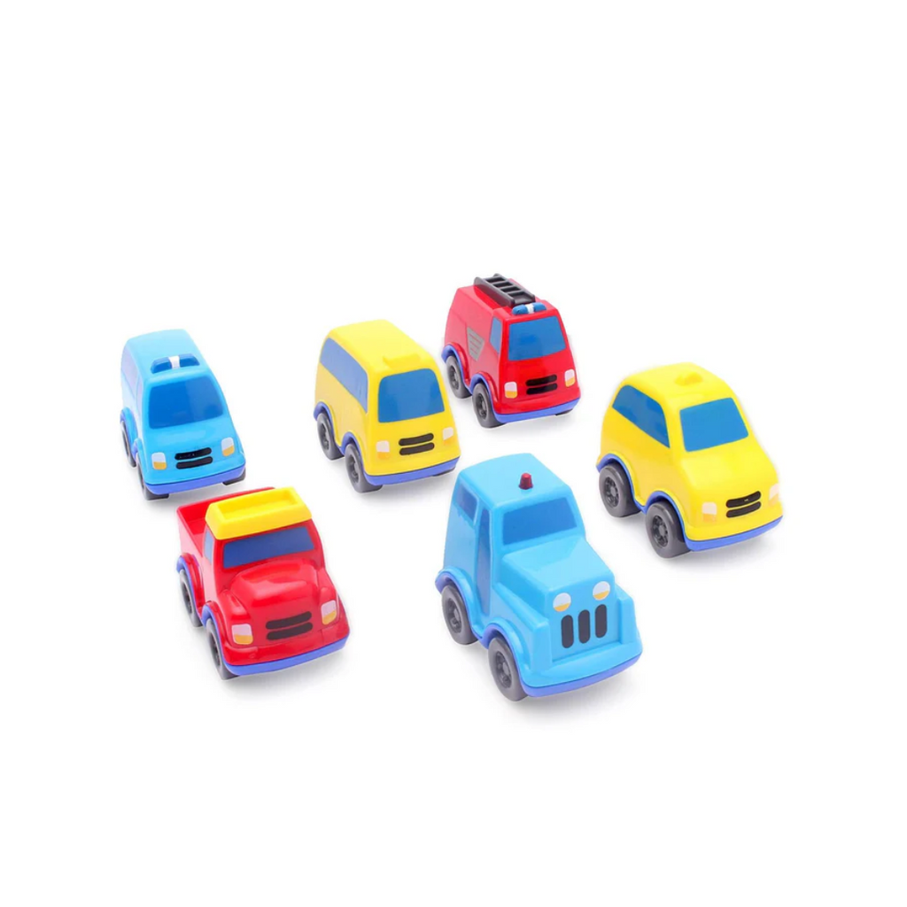 Funskool Giggles Mini Vehicle City Series Gift Pack of 6 for Ages 2+