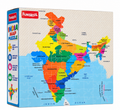 India Political Map Jigsaw Puzzle | Colourful States & Capitals Educational Puzzle for Kids