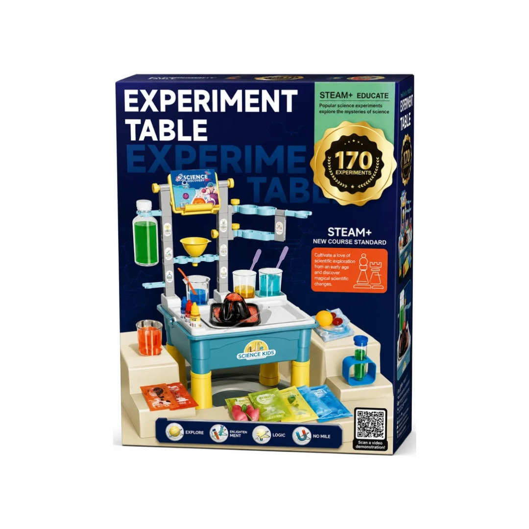Science Kids 170 Experiments STEAM Experiment Table Science Kit for Kids