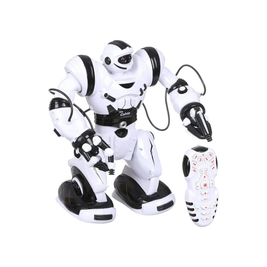 Hero Return Calvin Remote Control Robot Toy with Lights & Sounds for Kids