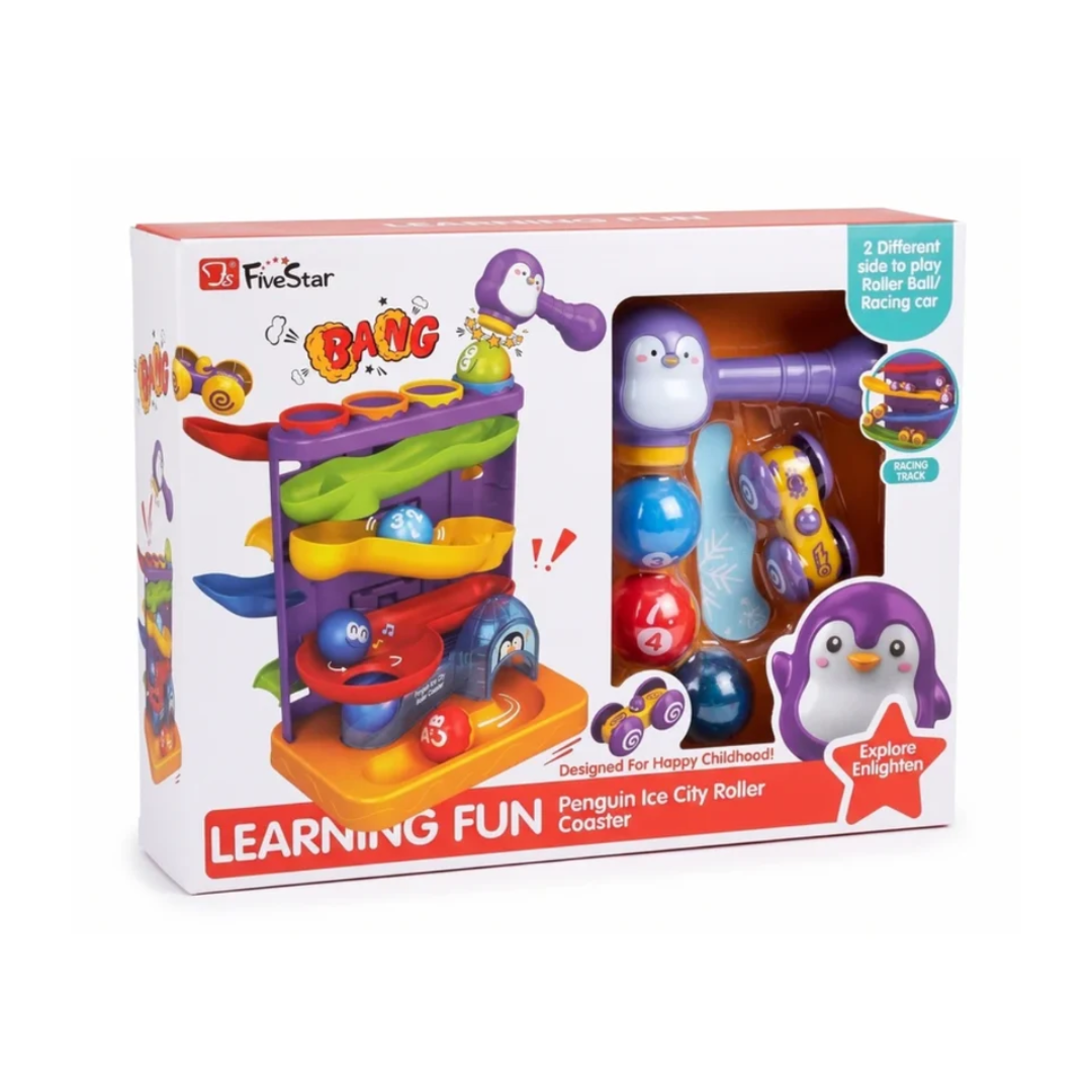 FiveStar Learning Fun: Penguin Ice City Roller Coaster
