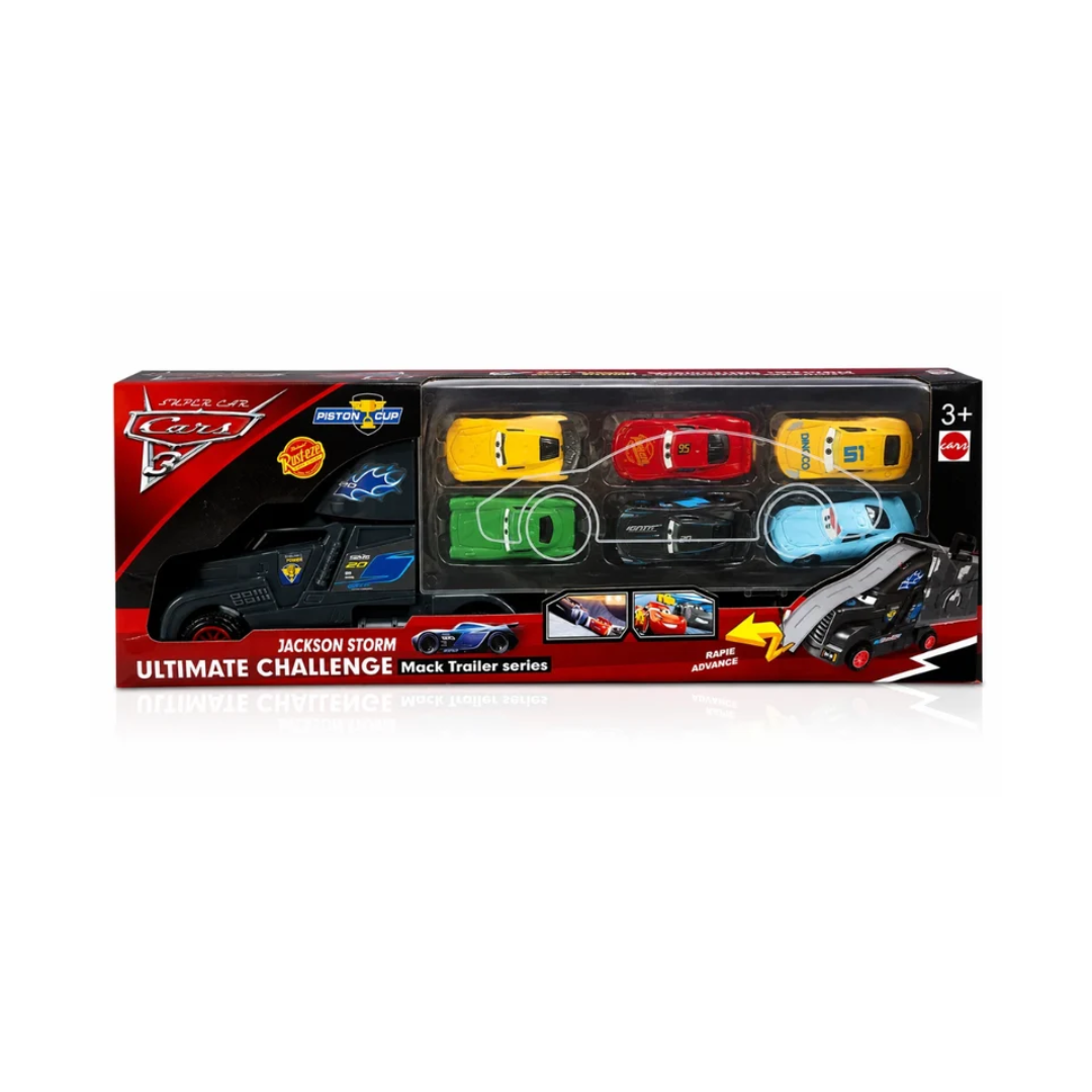 Jackson Storm Ultimate Challenge Mack Trailer Series – Cars 3 Toy Car Set