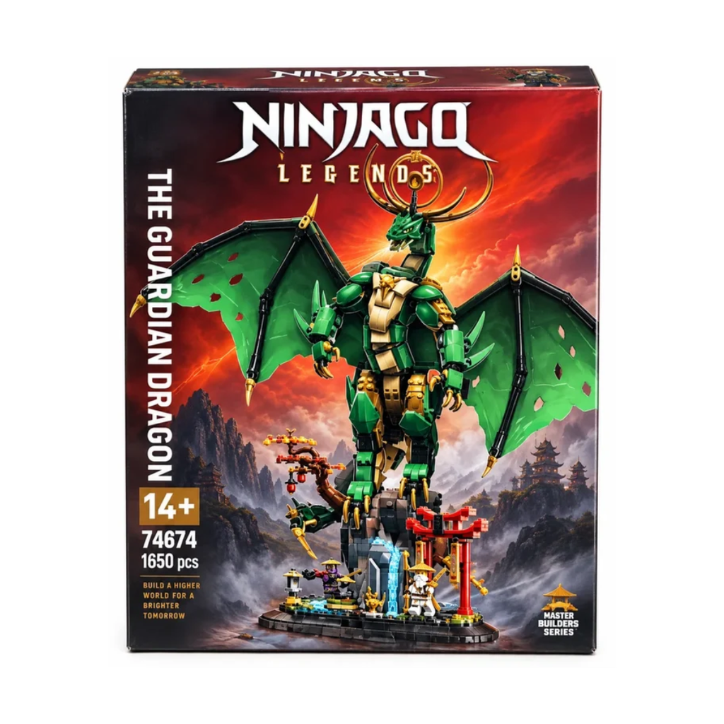 Ninjago Legends The Guardian Dragon Building Blocks Set – 1650 Pcs Model 74674 14+