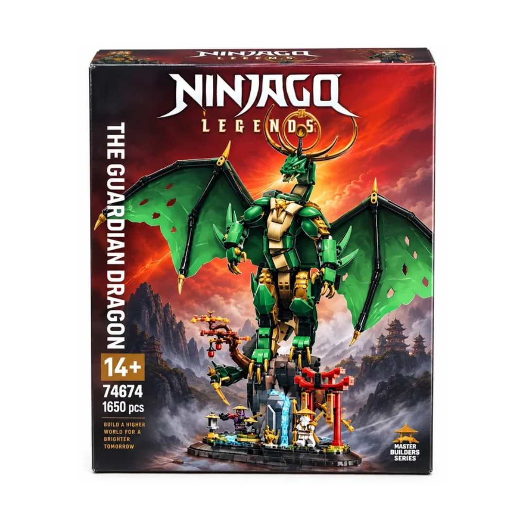 Ninjago Legends The Guardian Dragon Building Blocks Set – 1650 Pcs Model 74674 14+