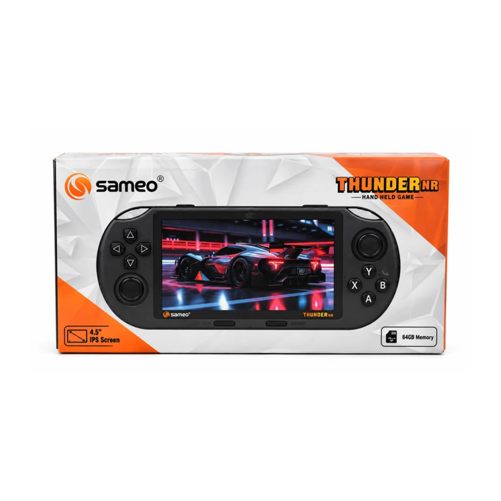 Sameo Thunder N.R Handheld Gaming Console – 4.5” IPS Screen | 64GB Memory