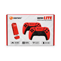 Sameo Micro Lite HDMI Gaming Console – 10,000 Retro Games 64GB Dual 2.4G Wireless Controllers – Red