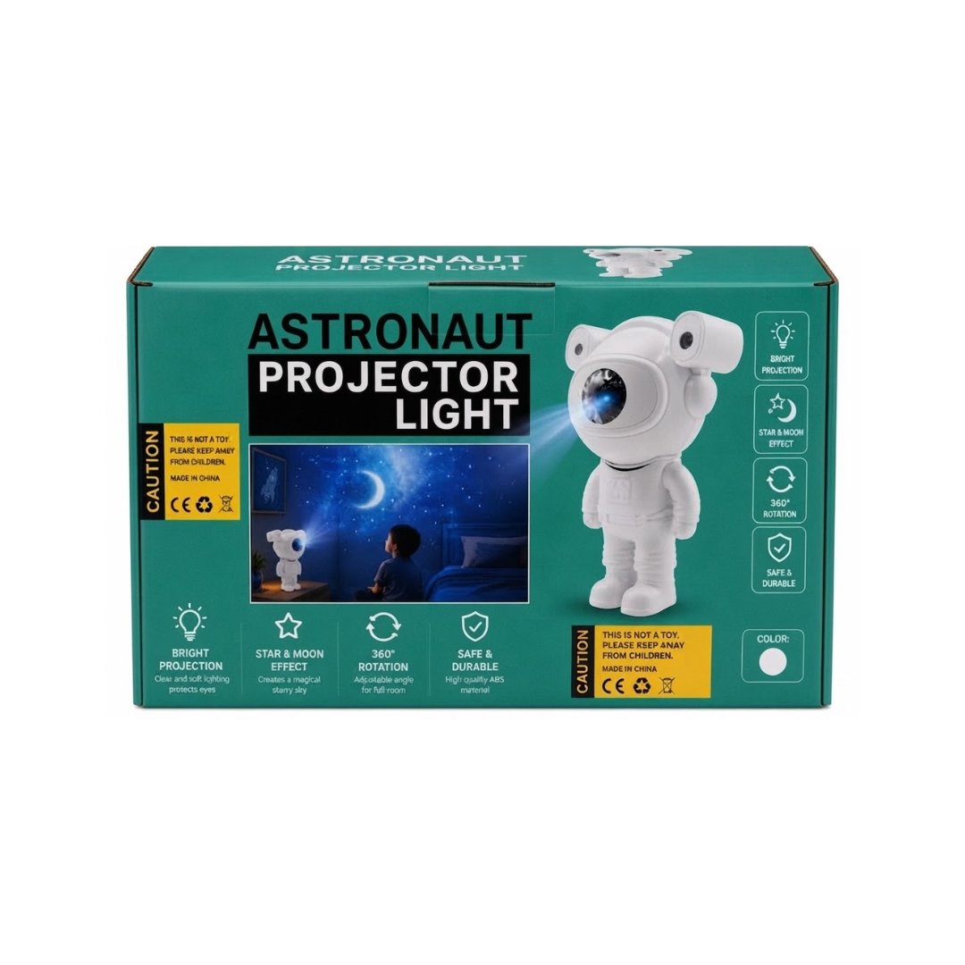 Astronaut Galaxy Projector Light with Bluetooth Speaker