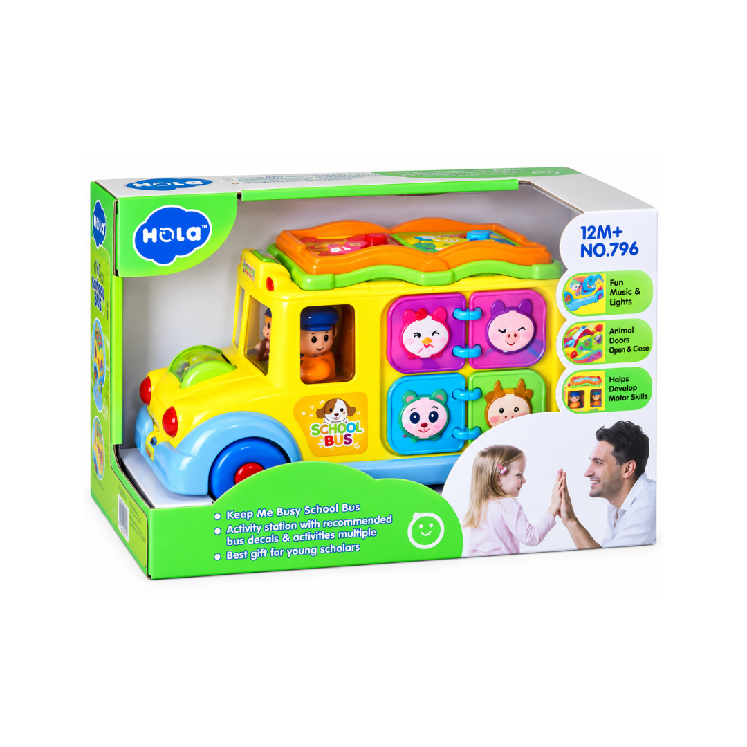 Hola Keep Me Busy School Bus Learning