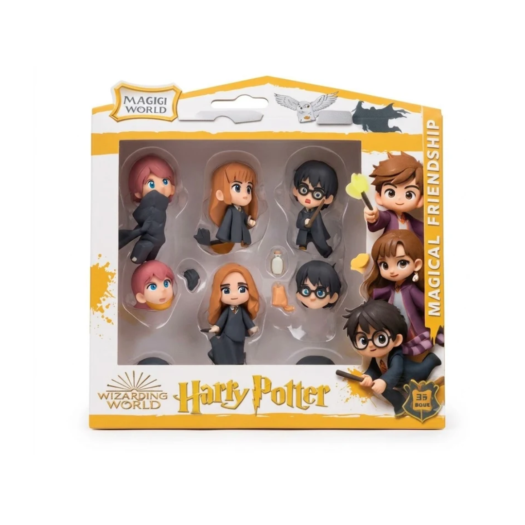 Harry Potter Magical Friendship Character Figure Set – Wizarding World Collectible Mini Figures