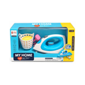 My Home Kids Pretend Play Iron Set – Battery Operated Toy Iron with Light, Sound & Mist Spray