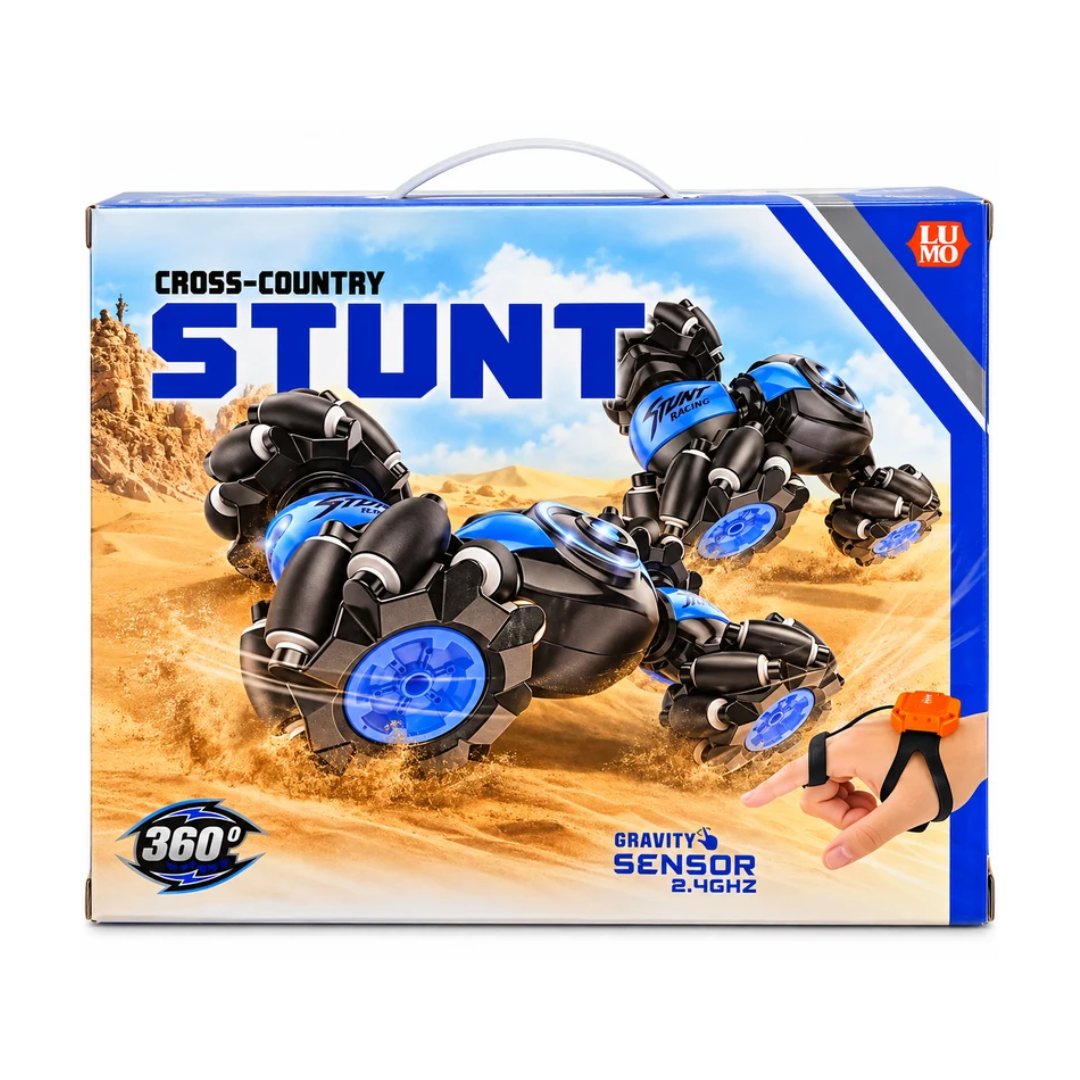 LUMO Speed Pioneer Super Double Flip 360° Stunt RC Car with Double Remote & Gravity Sensor – 6+ Years