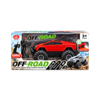 LUMO Off-Road Radio Control Racing Car with Light Spray, Bright Lights & USB Charging Assorted Color  – 3+ Years