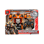 Transformers Remote Control 2-in-1 Transforming Car & Robot with Lights – 4+ Years