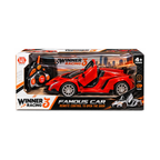 LUMO Winner Racing 3 Famous Car Remote Control with Remote-Controlled Opening Doors – 4+ Years