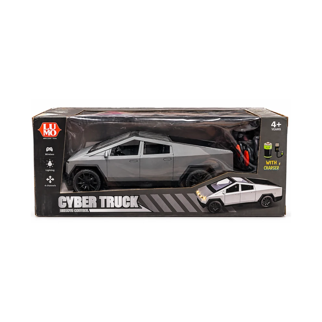 LUMO Cyber Truck 4-Channel RC Car with Lights & USB Charger – 4+ Years