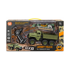 Lumo 6x6 Army Truck Remote Truck Climbing Vehicle – All-Terrain Off-Road, Rechargeable, 6+ Years