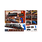 Lumo Steam Train Battery Operated with 2.4G Remote Control – 15-Piece Set, Light & Music, 3+ Years