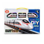 Lumo Electric Train DIY Swift High-Speed Bullet Train Set – 13 Pieces, Detachable Carriages, 3+ Years