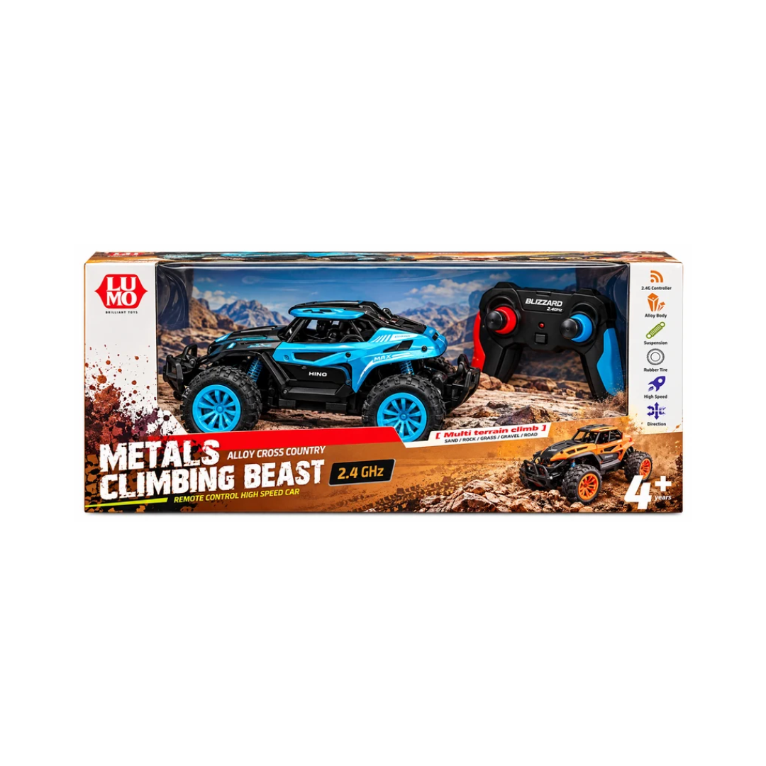 Lumo Metal Alloy Cross Country Climbing Beast Remote Car – 2.4GHz High-Speed Off-Road Vehicle, 4+ Years