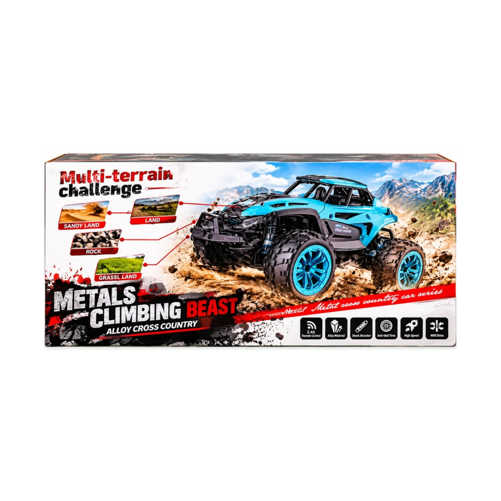 Lumo Metal Alloy Cross Country Climbing Beast Remote Car – 2.4GHz High-Speed Off-Road Vehicle, 4+ Years