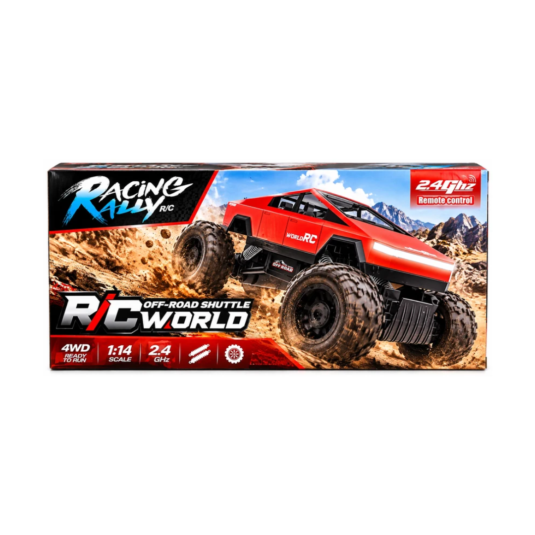 Lumo RC World Off-Road Shuttle Remote Car – 2.4GHz, 1:14 Scale, Large Off-Road Tires, 6+ Years