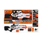 Fast Pioneer Electric Toy Gun with Foam Bullets & Sighting Mirror – 24X Equipment, 8+ Years