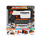Nuro ThunderNova Soft Bullet Gun – Safety Sponge Bullets, X10 Configuration, 8+ Years