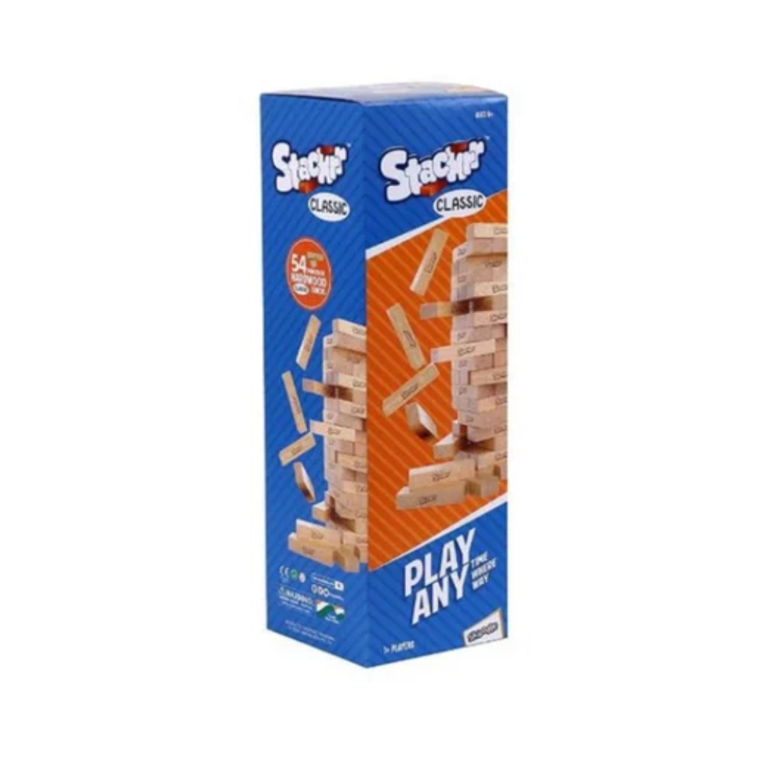 Skoodle Quest Stackrr Classic Hardwood Bricks