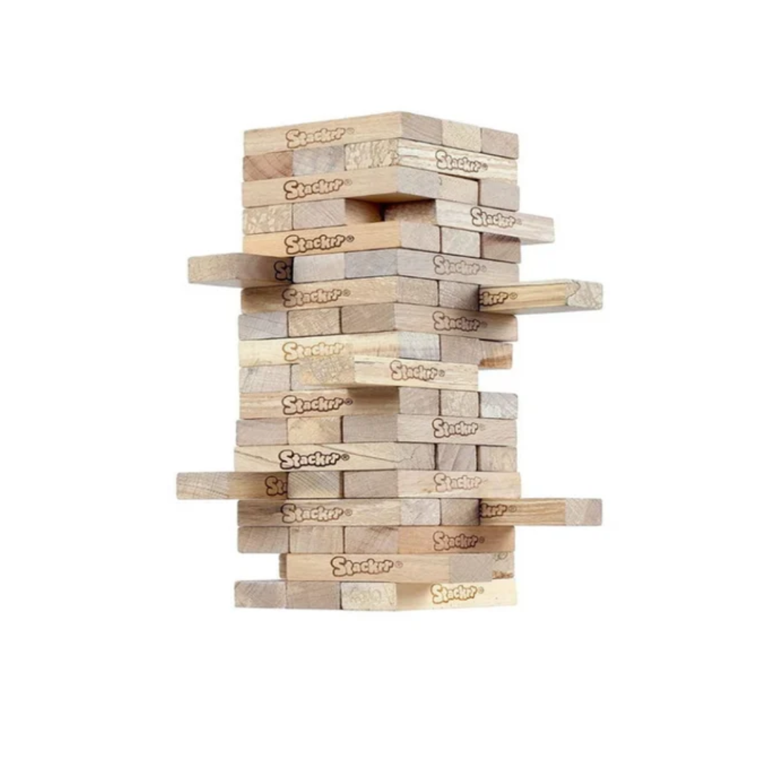 Skoodle Quest Stackrr Classic Hardwood Bricks