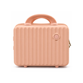 Portable Hard Shell Makeup & Travel Organizer Case with Handle – Pink (30cm)
