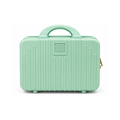 Portable Hard Shell Makeup & Travel Organizer Case with Handle – Mint Green (30cm)