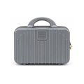 Portable Hard Shell Makeup & Travel Organizer Case with Handle – Grey (30cm)