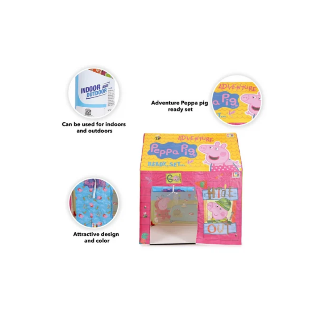 Itoys Peppa Pig Playhouse Tent With Led Light Multicolour