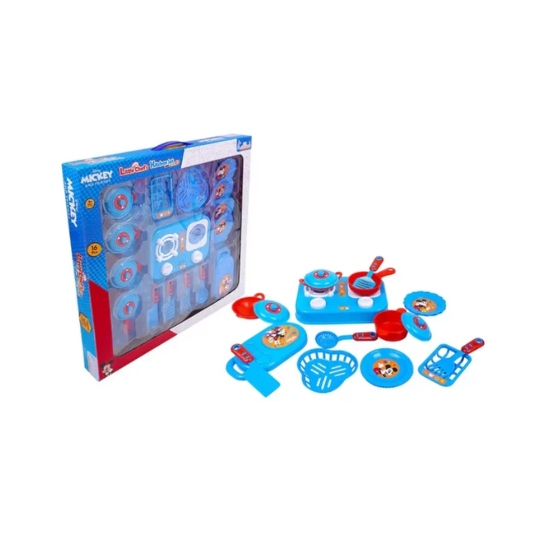 Kriiddaank Little Chef Kitchen Set Mickey Mouse,