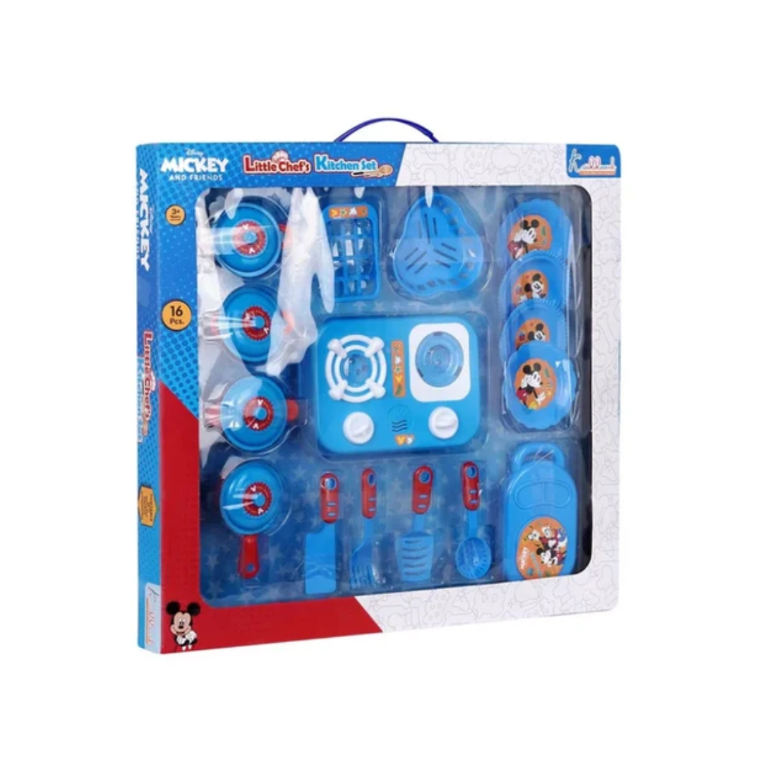 Kriiddaank Little Chef Kitchen Set Mickey Mouse,