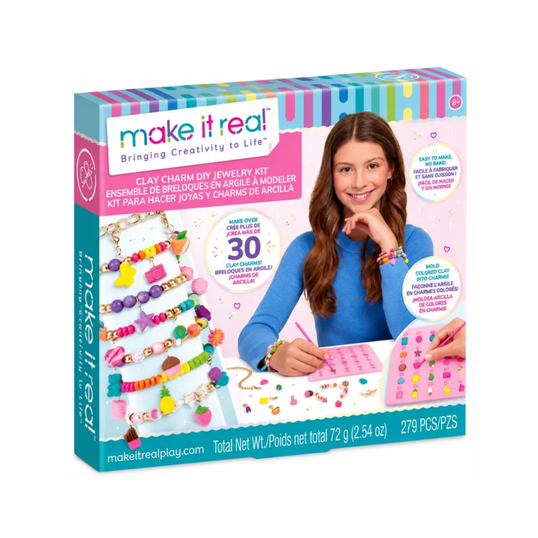 Make it Real Clay Charm DIY Jewelry Kit