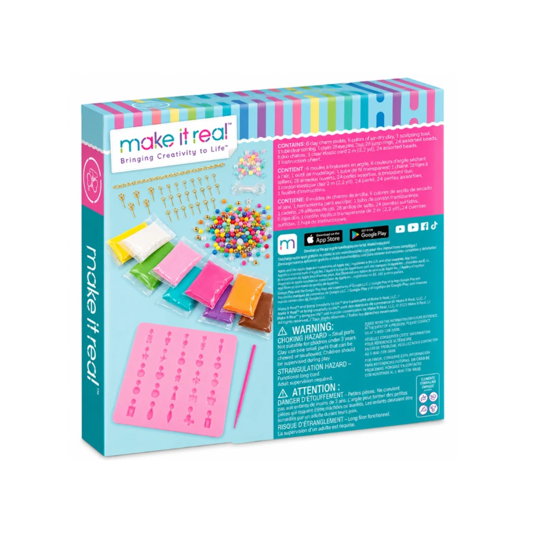 Make it Real Clay Charm DIY Jewelry Kit