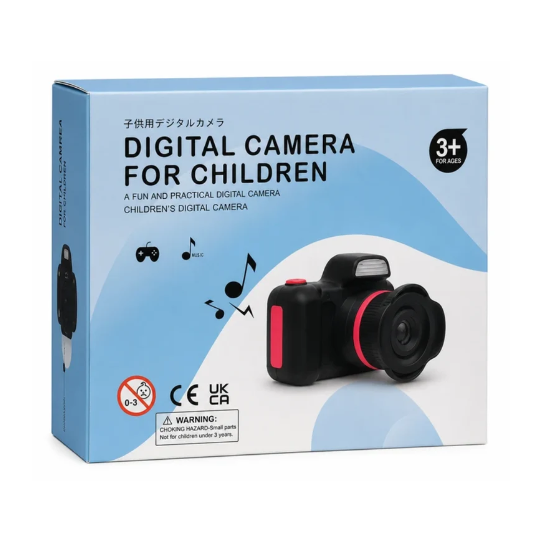 Kids Digital Camera with Games & Music – Children’s Photography Camera 3+
