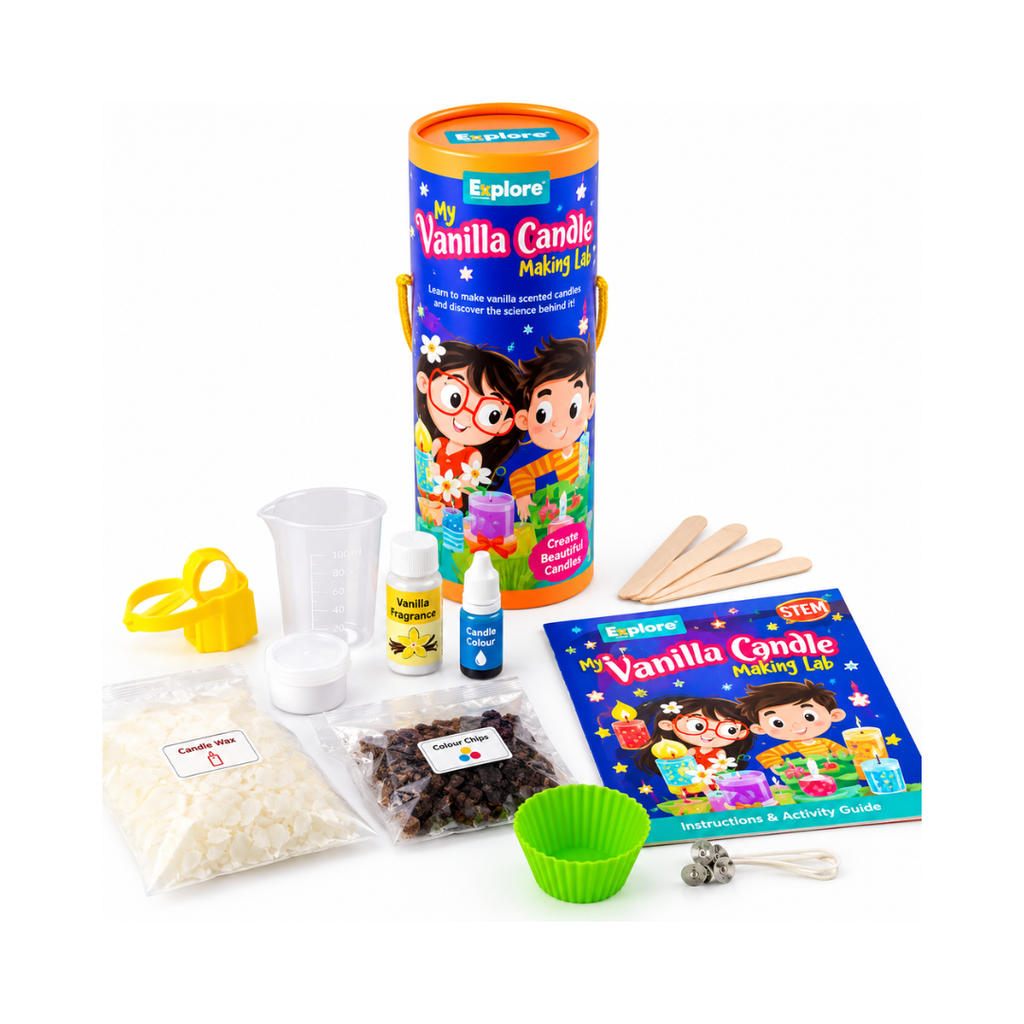 Explore My Vanilla Candle Making Lab Science Kits for Kids Age 6Y+
