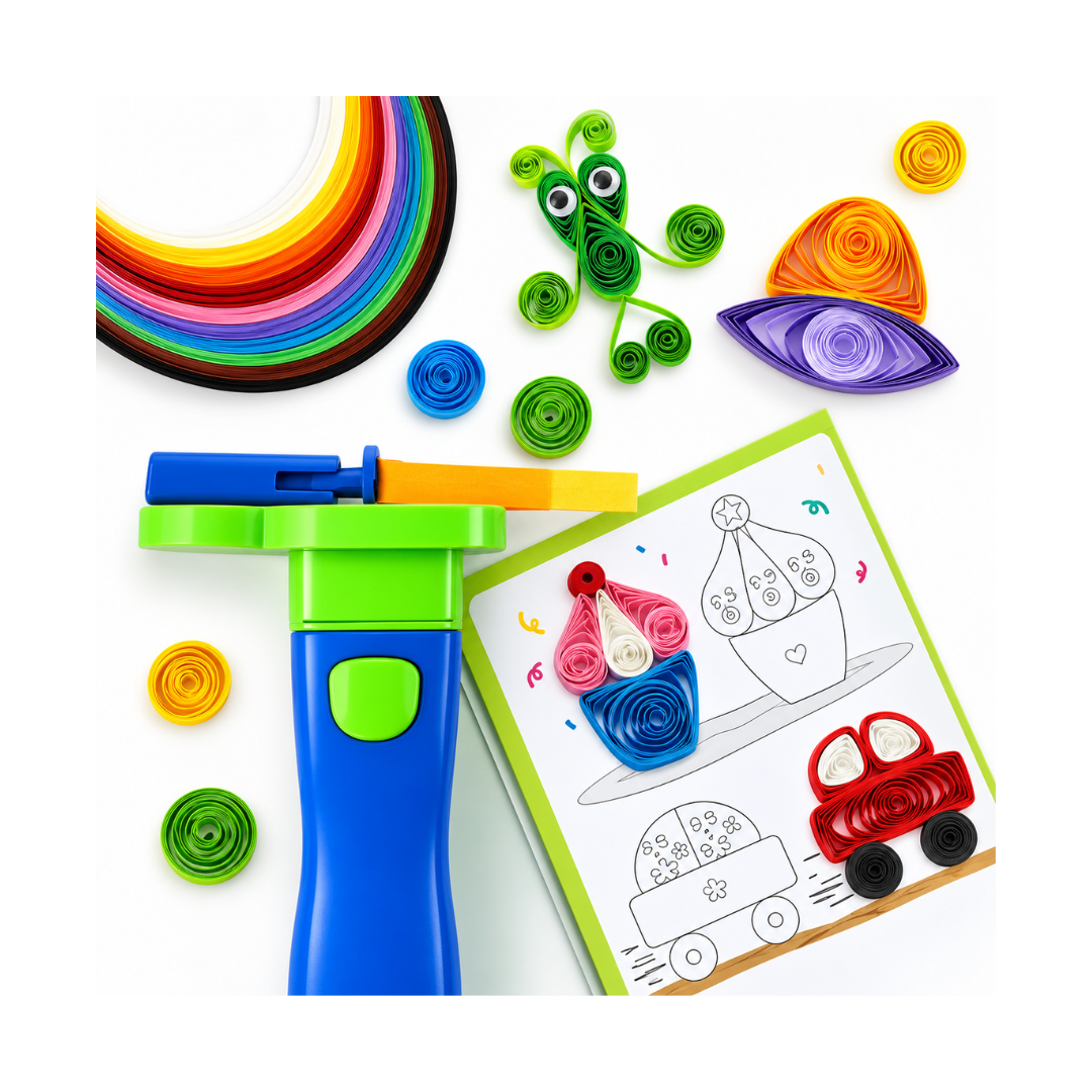 Imagimake Quill On Thick Paper Automated Quilling Tool Set